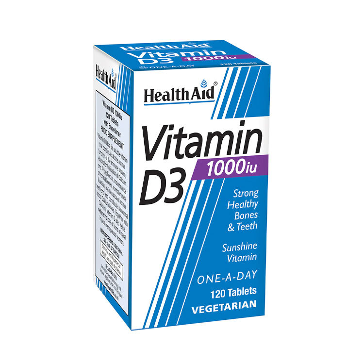 Health Aid Vitamin D3 1000iu 120 tabs